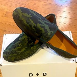 Mens Camo Loafer sz10 Duke + Dexter